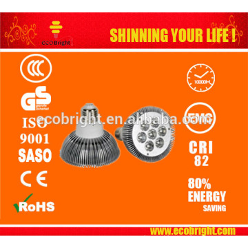 CE, rohs, diodo emissor de luz, alta qualidade conduziu holofotes, 7w led lâmpada par30, e27 led piscando luz spot